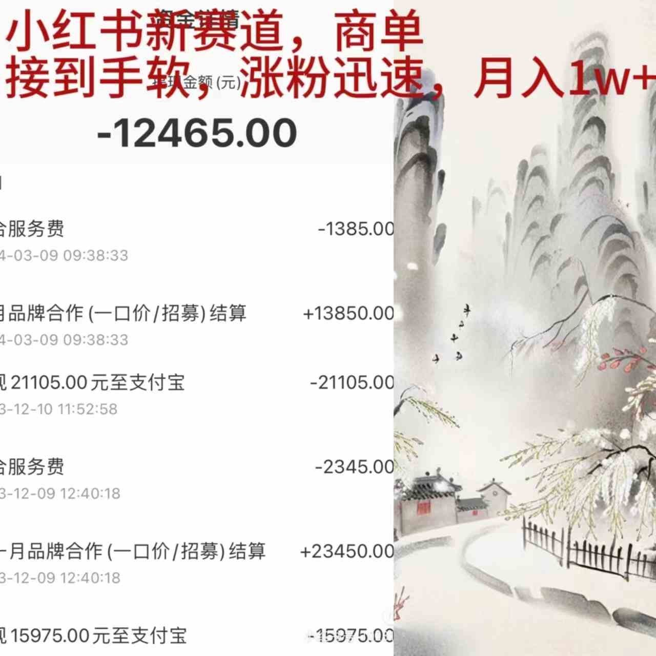 
          （9476期）小红书新赛道，商单接到手软，涨粉迅速，月入1w+ - Featured image
        