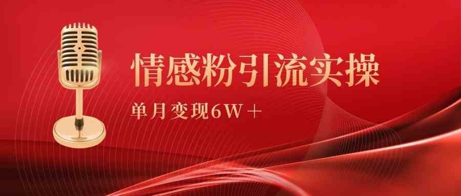 
          （9473期）单月变现6w+，情感粉引流变现实操课 - Featured image
        