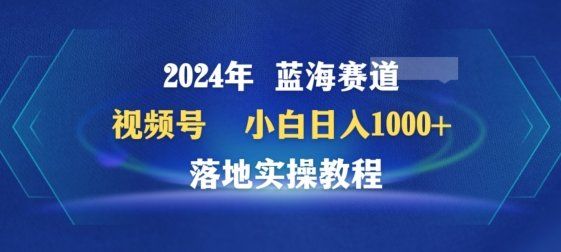 
          2024年视频号蓝海赛道百家讲坛，小白日入1000+，落地实操教程 - Featured image
        