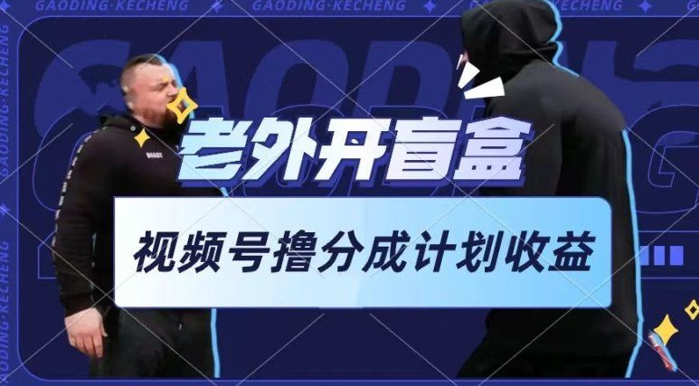 
          老外开盲盒视频，撸视频号分成计划收益，每天只需一小时，新手小白轻松上手 - Featured image
        