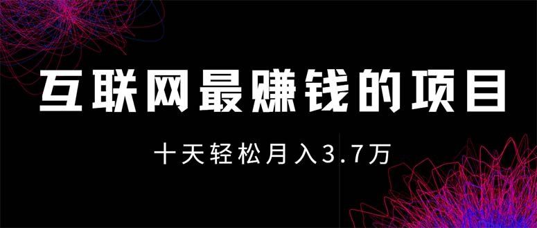 
          （12396期）互联网最赚钱的项目没有之一，轻松月入7万+，团队最新项目 - Featured image
        