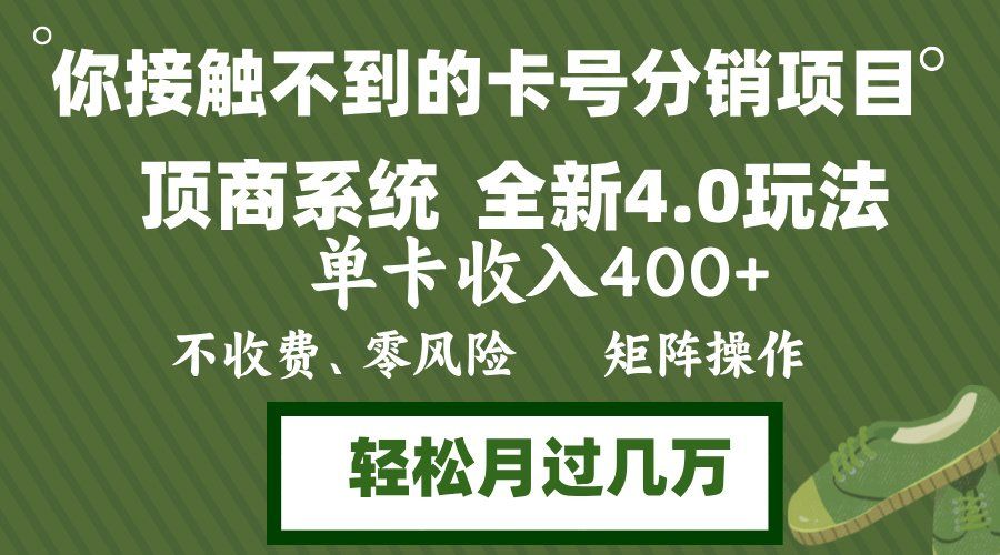 
          （12917期）年底卡号分销顶商系统4.0玩法，单卡收入400+，0门槛，无脑操作，矩阵操… - Featured image
        