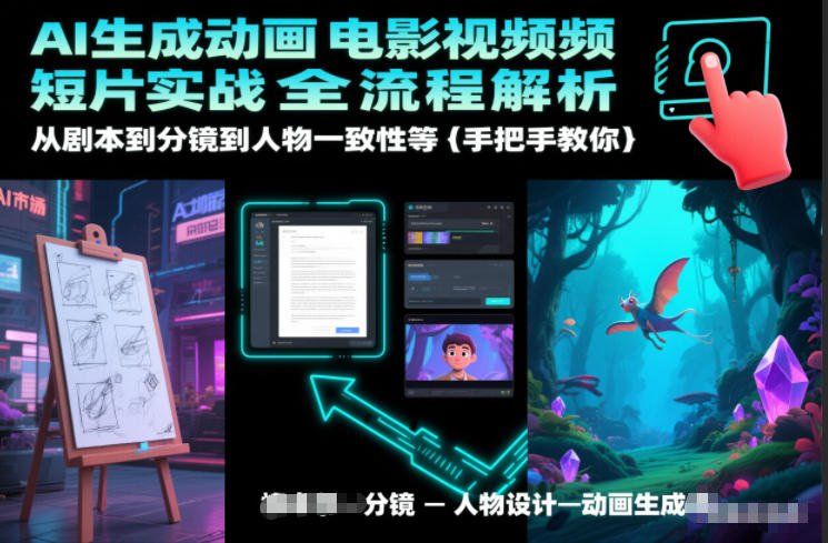 
          AI生成动画电影视频短片实战全流程解析，从剧本到分镜到人物一致性等手把手教你 - Featured image
        