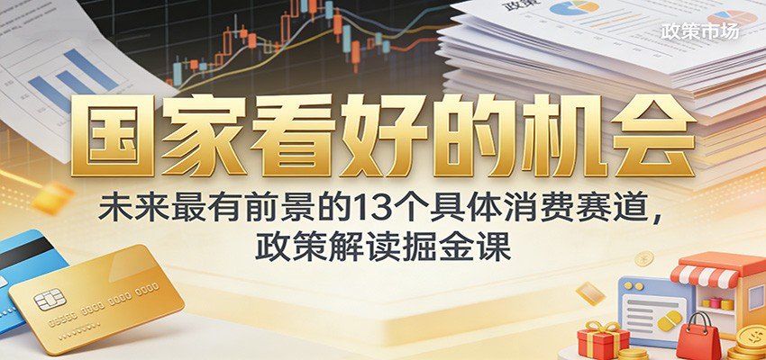 
          公众号付费文章：国家看好的机会，未来最有前景的13个具体消费赛道，政策解读掘金课 - Featured image
        