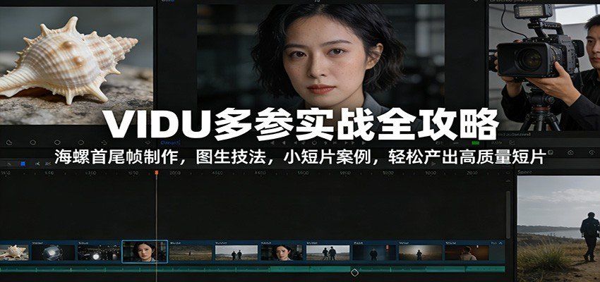 
          VIDU多参实战全攻略：海螺首尾帧制作，图生技法，小短片案例，轻松产出高质量短片 - Featured image
        
