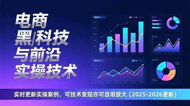 
          电商黑科技与前沿实操技术：实时更新实操案例，可技术变现亦可自用放大（2026更新） - Featured image
        