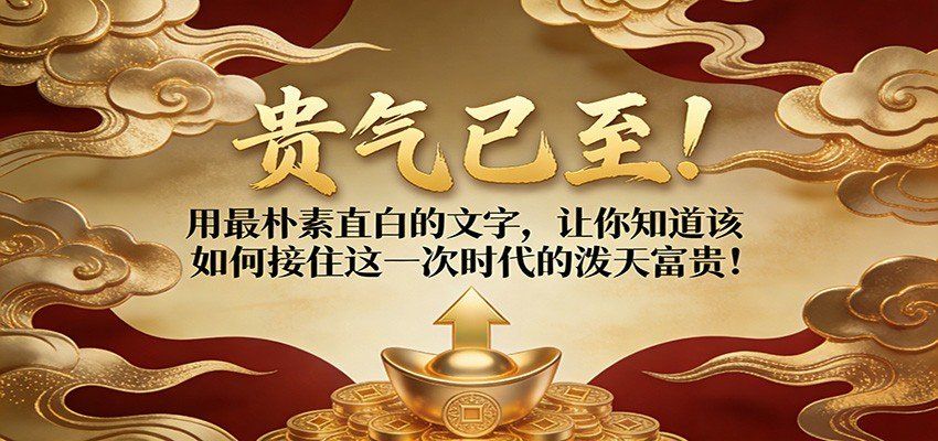 
          付费文章：贵气已至！用最朴素直白的文字，让你知道该如何接住这一次时代的泼天富贵！ - Featured image
        