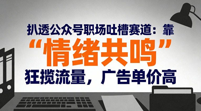 
          扒透公众号职场吐槽赛道：靠“情绪共鸣”狂揽流量，广告单价高 - Featured image
        