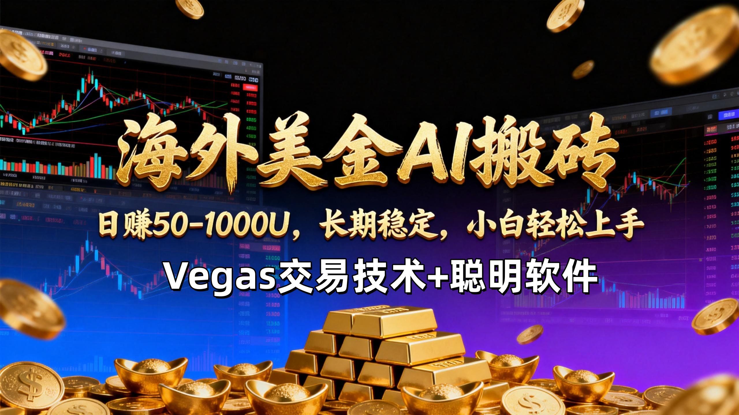 
          【海外美金AI搬砖】Vegas交易技术+聪明软件，日赚50-1000U，长期稳定，小白轻松上手。 - Featured image
        