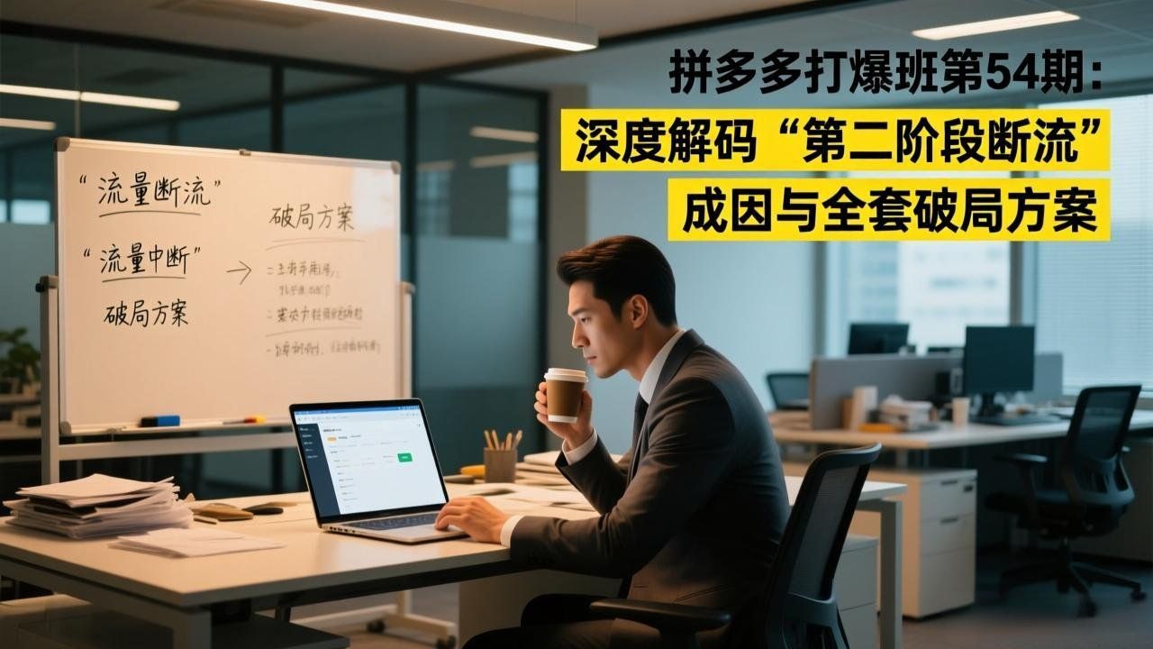 
          拼多多打爆班第54期：深度解码“第二阶段断流”成因与全套破局方案 - Featured image
        
