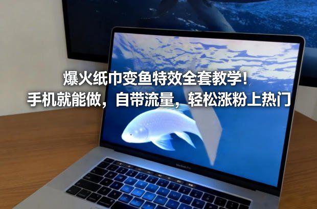 
          爆火纸巾变鱼特效全套教学！手机就能做，自带流量，轻松涨粉上热门 - Featured image
        