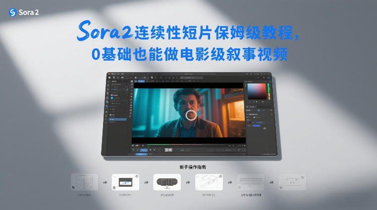 
          Sora2连续性短片保姆级教程，0基础也能做电影级叙事视频 - Featured image
        