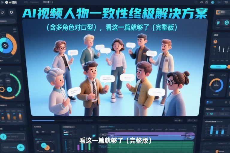 
          AI视频人物一致性终极解决方案(含多角色对口型)，看这一篇就够了(完整版) - Featured image
        