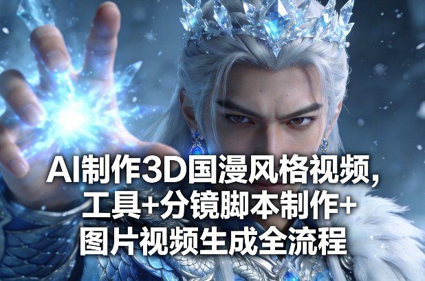 
          AI制作3D国漫风格视频，工具+分镜脚本制作+图片视频生成全流程 - Featured image
        