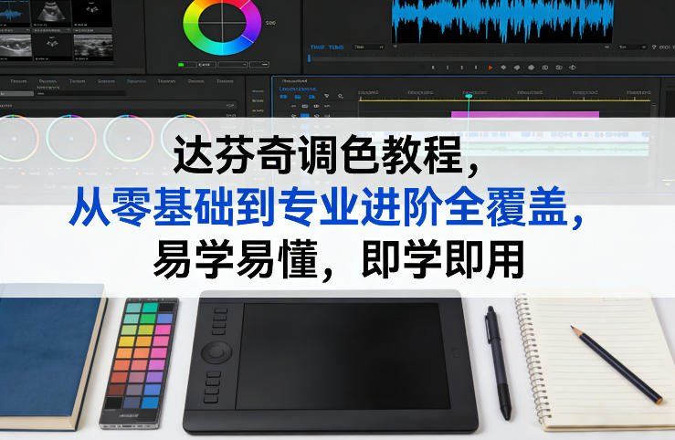
          达芬奇调色教程，从零基础到专业进阶全覆盖，易学易懂，即学即用 - Featured image
        