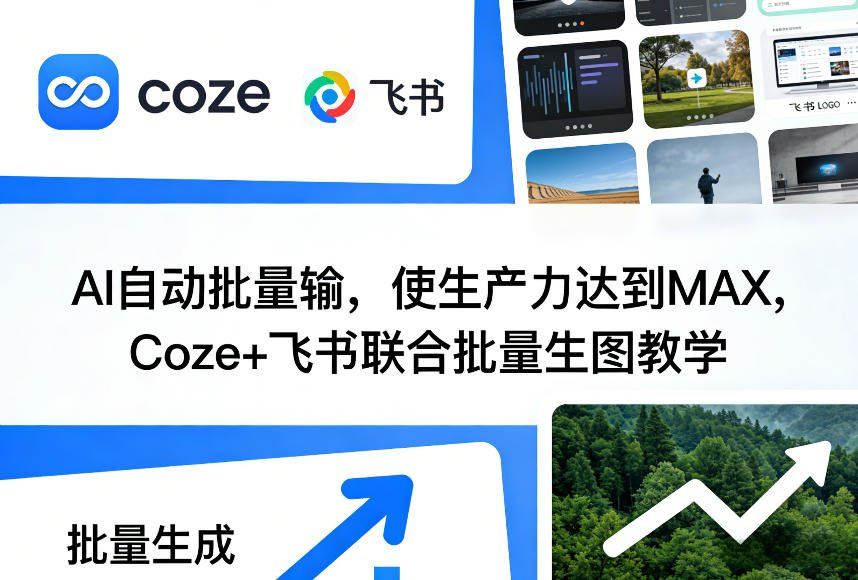 
          AI自动批量输，使生产力达到MAX，Coze+飞书联合批量生图教学 - Featured image
        