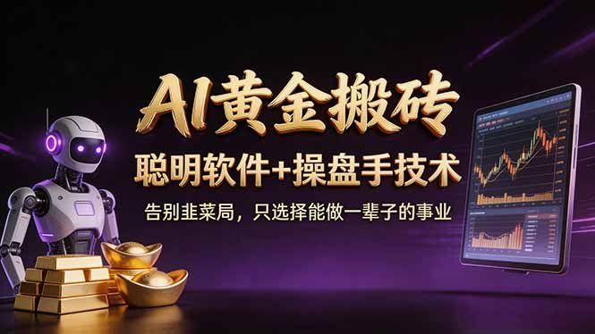 
          A1黄金搬砖 聪明软件+操盘手技术 告别韭菜局，小白也可以轻松上手日赚50-100U - Featured image
        