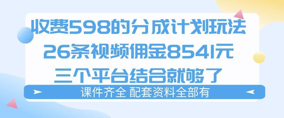
          拆解外面收费1980的分成计划猫咪vlog玩法，三天佣金8541(仅供参考) - Featured image
        