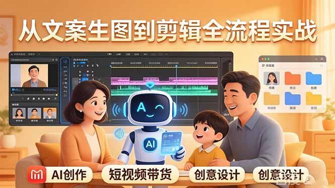 
          原创 AI 剧情短视频带货：AI+家庭剧情+带货广告，从文案生图到剪辑全流程实战 - Featured image
        