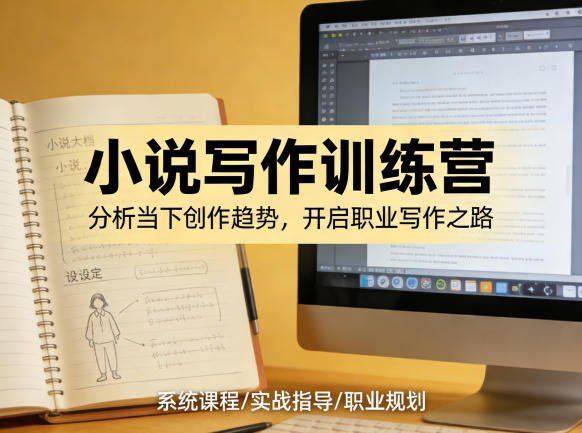 
          小说加写作训练营，带你分析如何在当下脱颖而出，开启你的职业创作之路 - Featured image
        