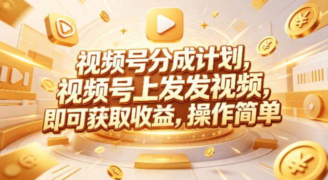 
          视频号分成计划，599元众筹的Red团队课程，视频号上发发视频，即可获取收益，操作简单 - Featured image
        