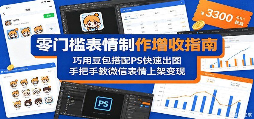 
          零门槛表情制作增收指南：巧用豆包搭配 PS 快速出图，手把手教微信表情上架变现 - Featured image
        