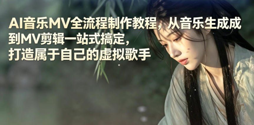 
          AI音乐MV全流程制作教程，从音乐生成到MV剪辑一站式搞定，打造属于自己的虚拟歌手 - Featured image
        