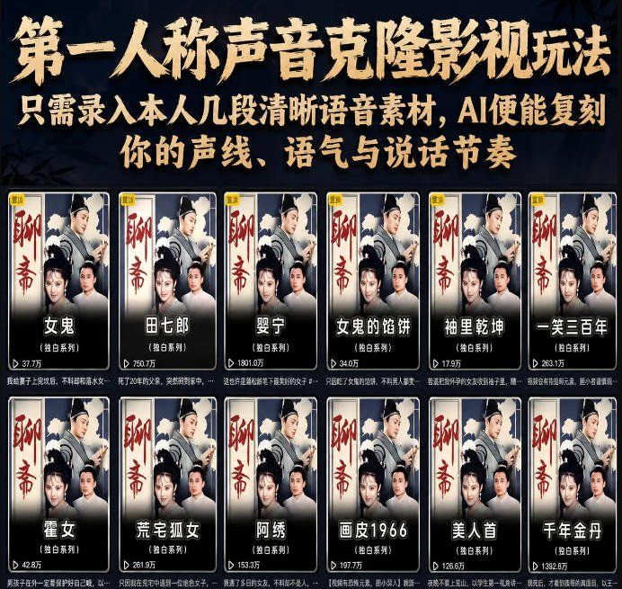 
          第一人称声音克隆影视玩法，只需录入本人几段清晰语音素材，AI便能复刻你的声线、语气与说话节奏 - Featured image
        