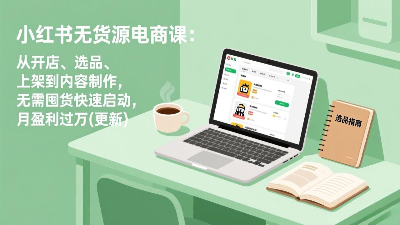 
          小红书无货源电商课(6月22更新 - Featured image
        