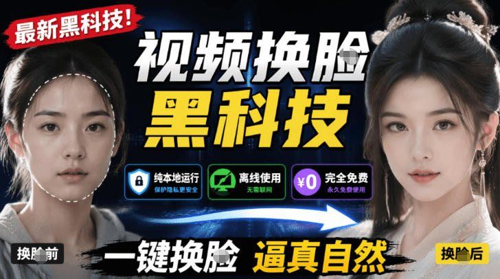 
          AI人工智能如此夸张？一键视频换Lian黑科技，纯本地离线运行，本地视频换Lian娱乐工具，AI FaceSwap - Featured image
        