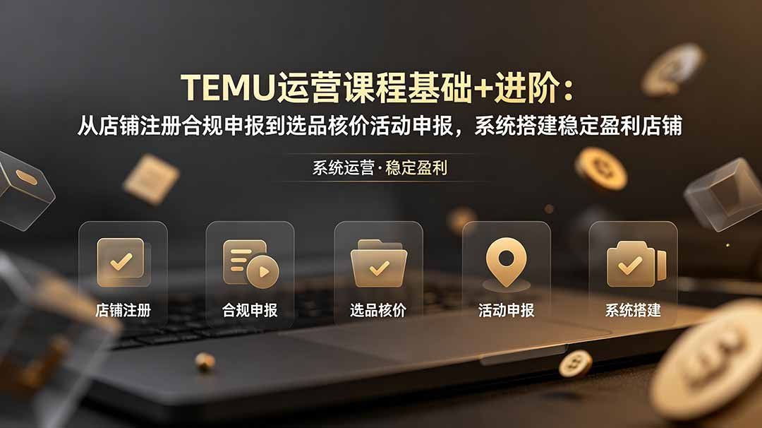 
          TEMU运营课程(基础+进阶) - Featured image
        
