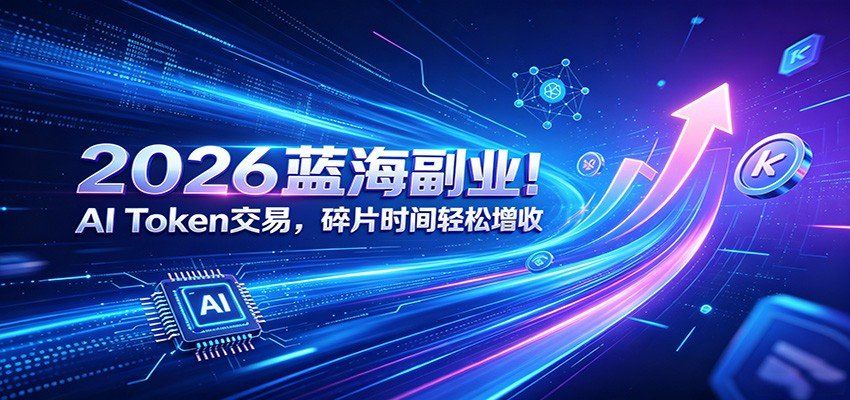
          2026蓝海副业！AI Token交易，碎片时间轻松增收 - Featured image
        